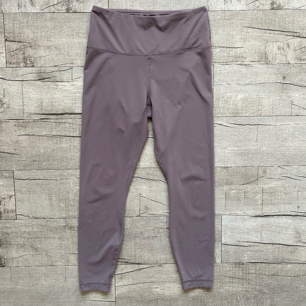 Yogalicious Mauve Purple Gray Lightweight Pocket Activewear Athleisure Leggings